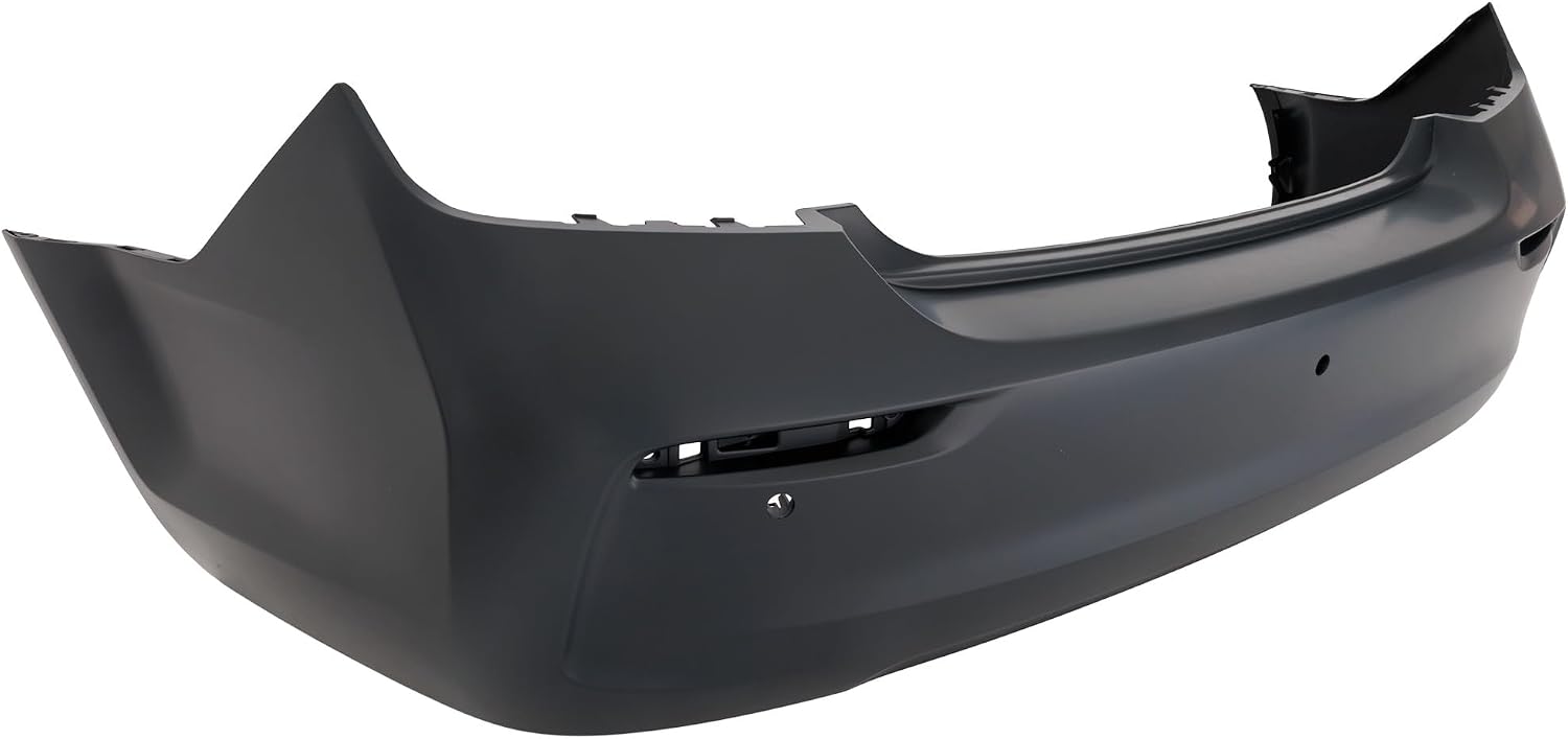 Garage-Pro Bumper Cover Compatible with Chevrolet Sonic 2017-2020 Sedan, For Models Without Rally Sport Package, With Remote Start and Park Assist Sensor Primed Rear GM1100A03