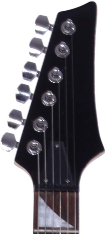 Full Size Electric Guitar Kit,38 Inch Beginner Electric Guitar,Complete Electric Guitars Set with Bag, Shoulder Strap, Amp Wire, Wrench Tool,Tremolo Arm and Picks,Black