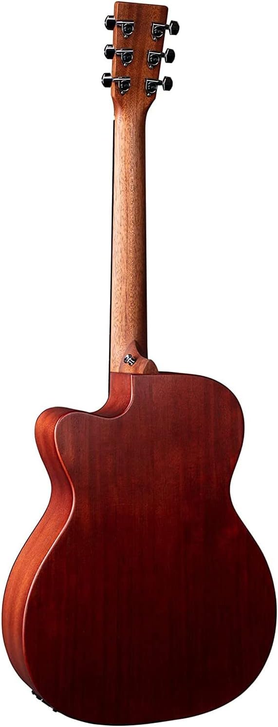 Martin 000CJr-10EL Junior Series Left-Handed Acoustic-Electric Guitar, Natural w/Gig Bag