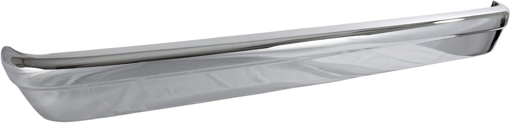 Garage-Pro Rear Bumper for Ford E-150 E-250 E-350 Super Duty 2005-2014, Chrome Steel, Automotive Exterior Accessories w/o Molding Holes, No Parking Aid Sensor