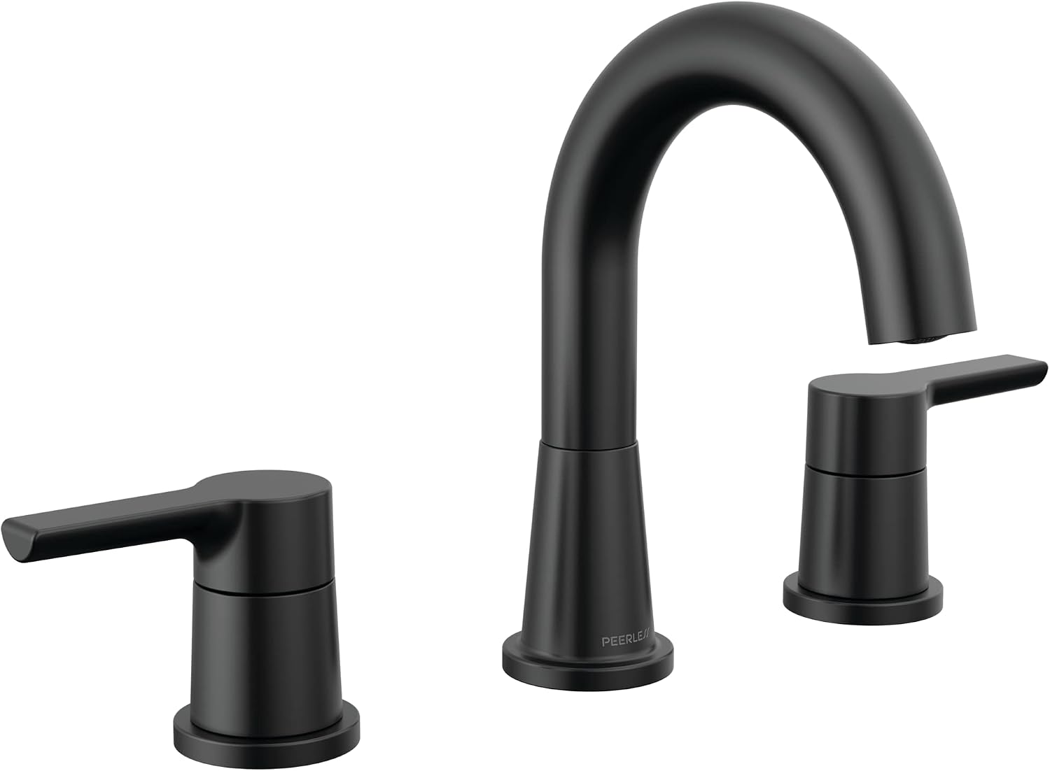 Peerless P3512LF-BL Flute Bathroom Faucet, Matte Black