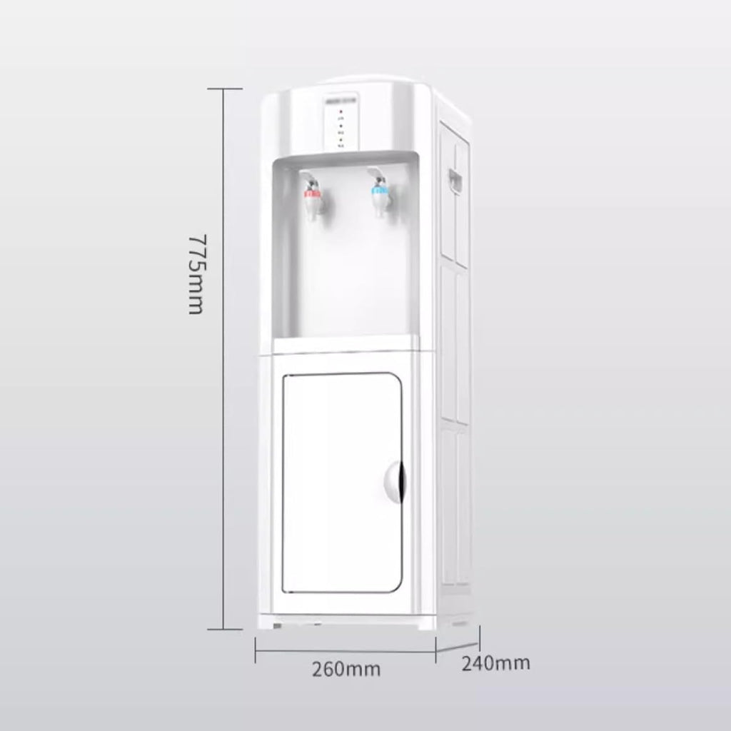 hot Water dispensers Water Dispenser for Household Use Fully Automatic Intelligent Vertical Cooling and Heating Upper Bucket Office Instant hot Water Dispenser (Color : Ice Warm)
