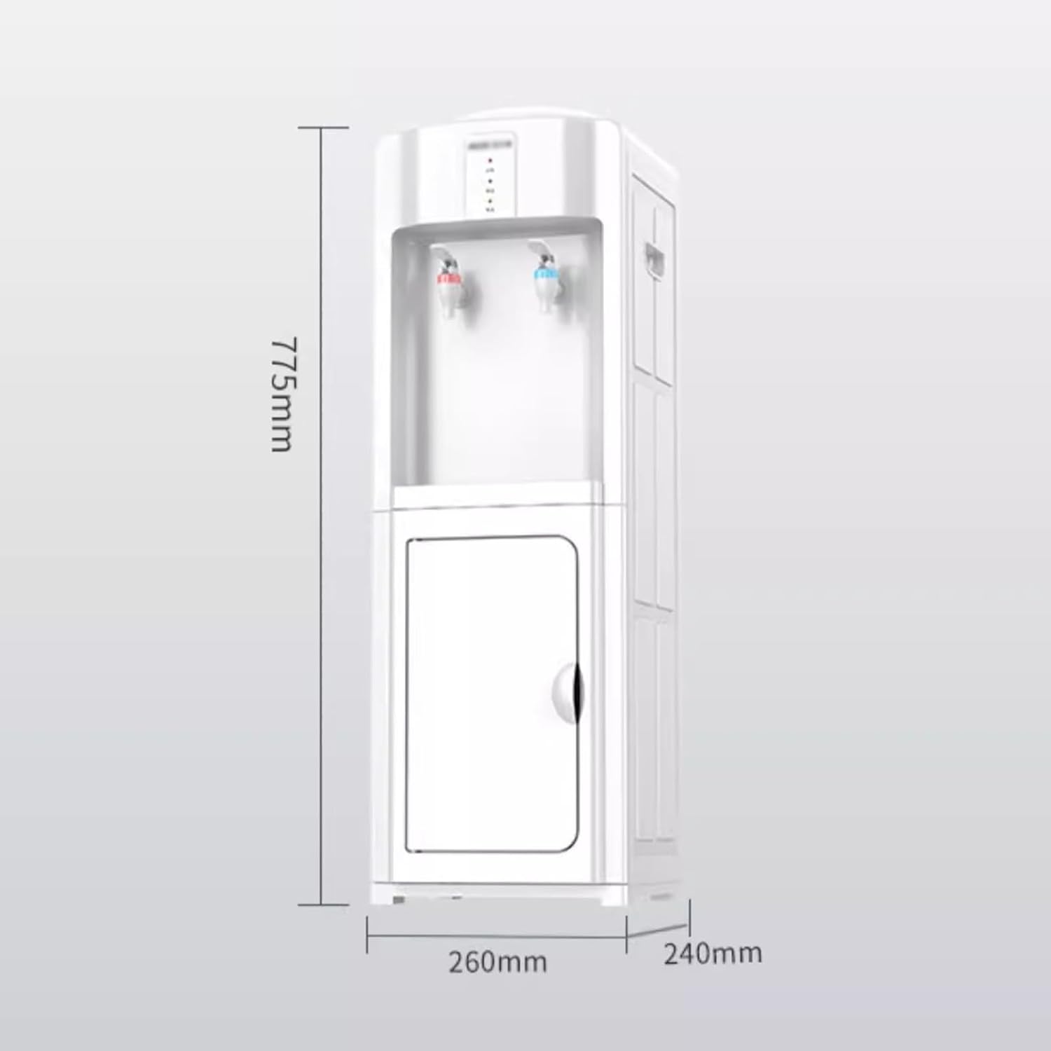 hot Water dispensers Water Dispenser for Household Use Fully Automatic Intelligent Vertical Cooling and Heating Upper Bucket Office Instant hot Water Dispenser (Color : Ice Warm)