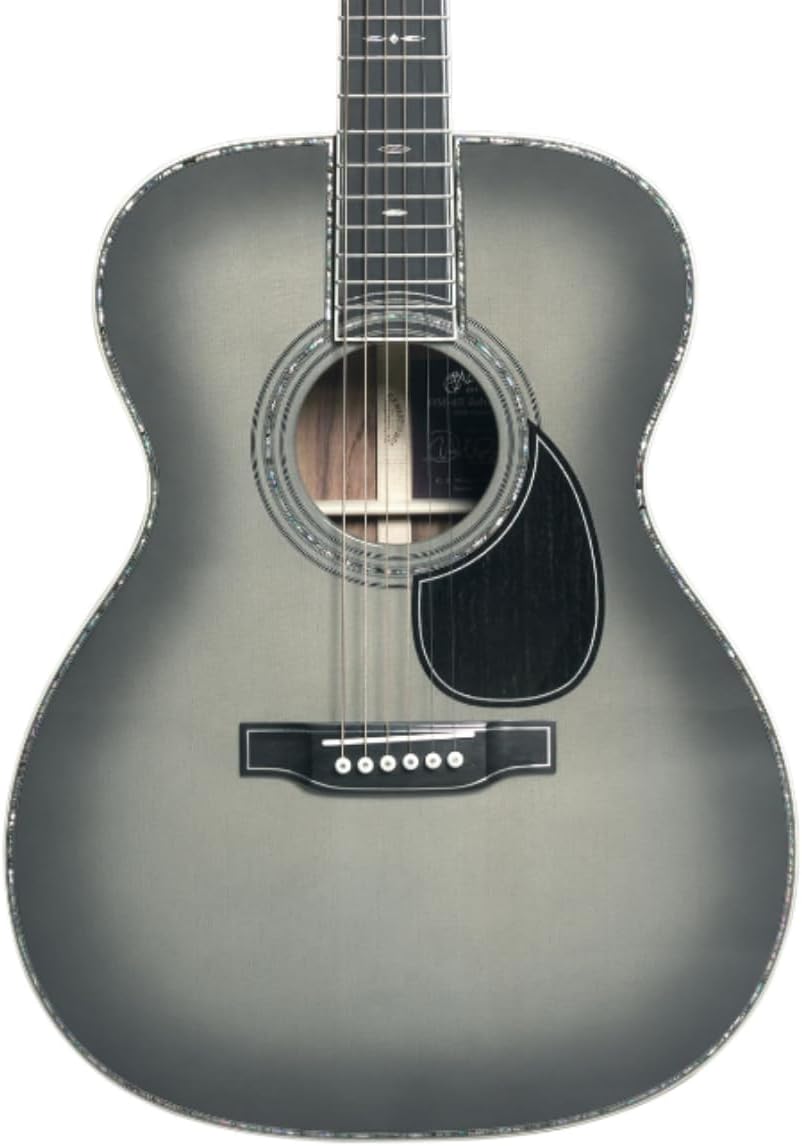 OM 45 John Mayer 20th Anniversary Acoustic Guitar Platinum Gray Burst