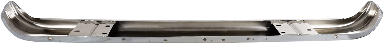 Garage-Pro Rear Bumper for Ford E-150 E-250 E-350 Super Duty 2005-2014, Chrome Steel, Automotive Exterior Accessories w/o Molding Holes, No Parking Aid Sensor