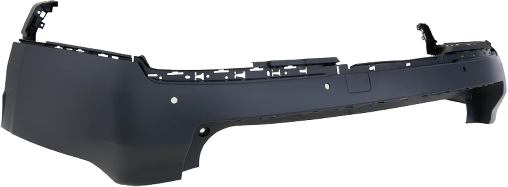 Garage-Pro Bumper Cover Compatible with Chevrolet Tahoe 2021-2024, GMC Yukon For Models With Parking Aid Sensor and Without Super Cruise Primed Rear, Upper CAPA GM1100A40C