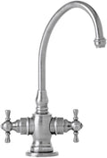 Waterstone 1250HC-PG Hampton Hot and Cold Filtration Faucet - Cross Handles Polished Gold