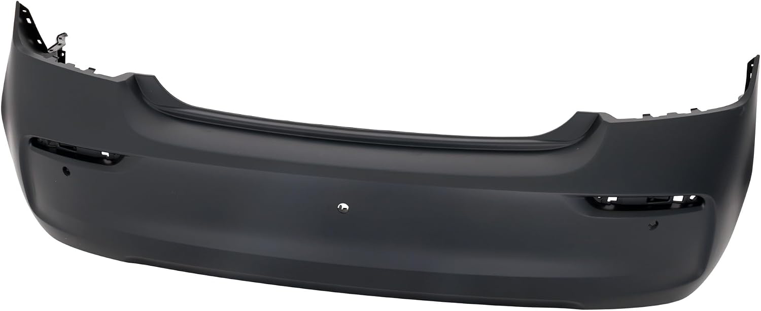 Garage-Pro Bumper Cover Compatible with Chevrolet Sonic 2017-2020 Sedan, For Models Without Rally Sport Package, With Remote Start and Park Assist Sensor Primed Rear GM1100A03
