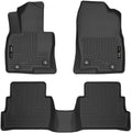 Husky Liners Weatherbeater Floor Mats | Fits 2017 - 2025 Mazda CX-5 | Front & 2nd Row, 3-pc Black - 95641