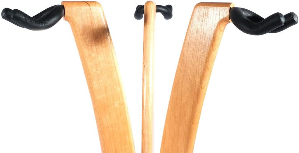 Ruach GS-1 Triple Acoustic/Electric Guitar Stand - Cherry