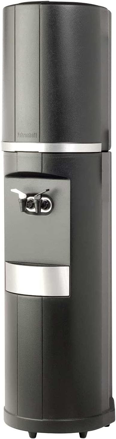 Fahrenheit Free-Standing Cold and Room Temperature Water Cooler Finish: Black with Silver Metallic