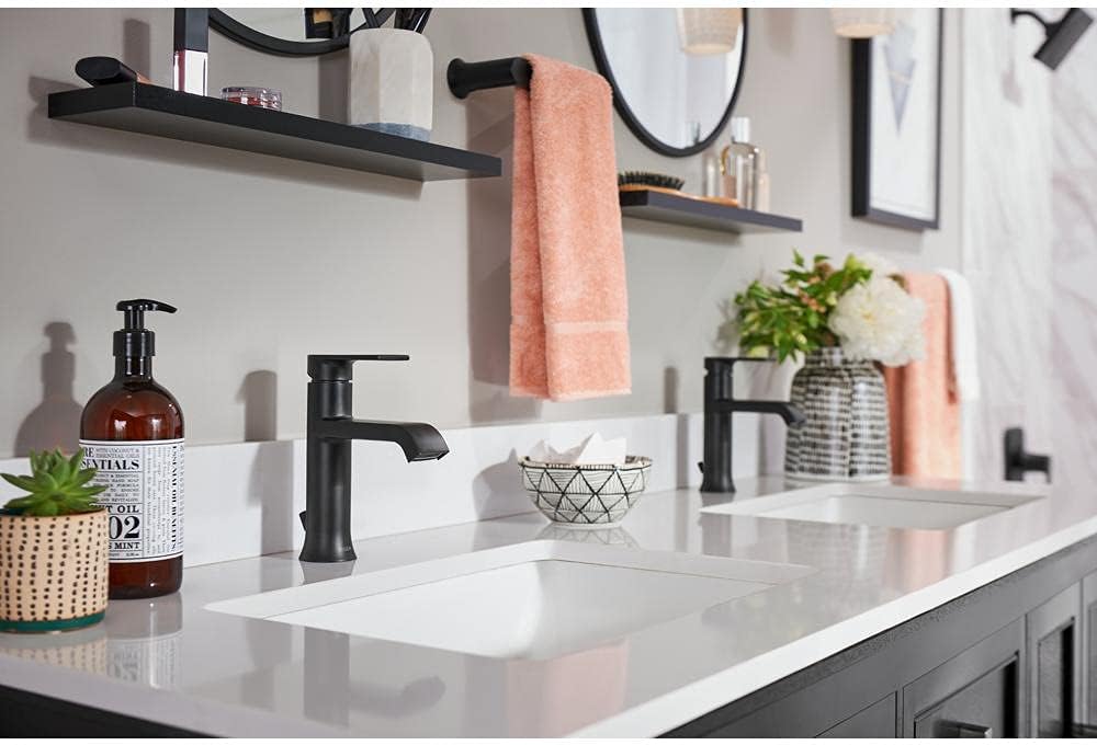 Moen Faucet Bath GENTA Matte BLK 1H 84760BL