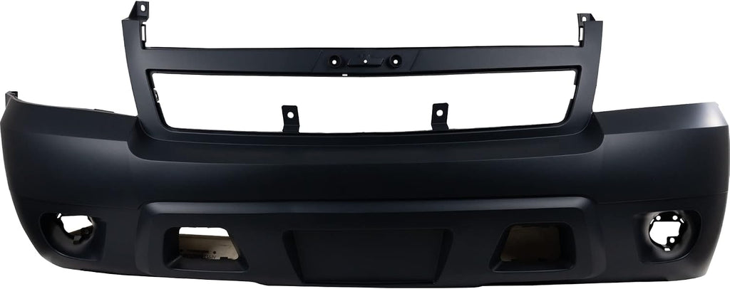 Garage-Pro Front Bumper Cover For 2007-2014 Chevrolet Tahoe, Suburban 1500, 2007-2013 Avalanche, Suburban 2500, w/o Off-Road Package, w/Fog Light Holes, w/o Parking Sensor Holes, Car Accessories