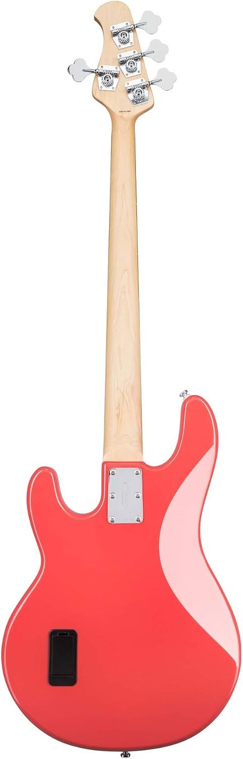 Sterling by Music Man StingRay Ray4 Bass Guitar in Fiesta Red