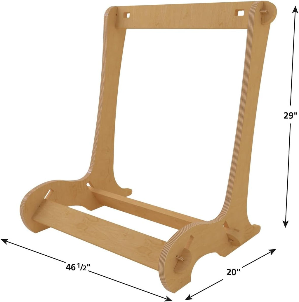 A&S Crafted Products Guitar Case Rack for 3 Acoustics or Electrics | The VersaRack | Solid Wood Stand | Made in U.S.A.