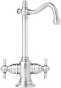 Waterstone 1150HC-PG Annapolis Hot and Cold Filtration Faucet - Cross Handles Polished Gold