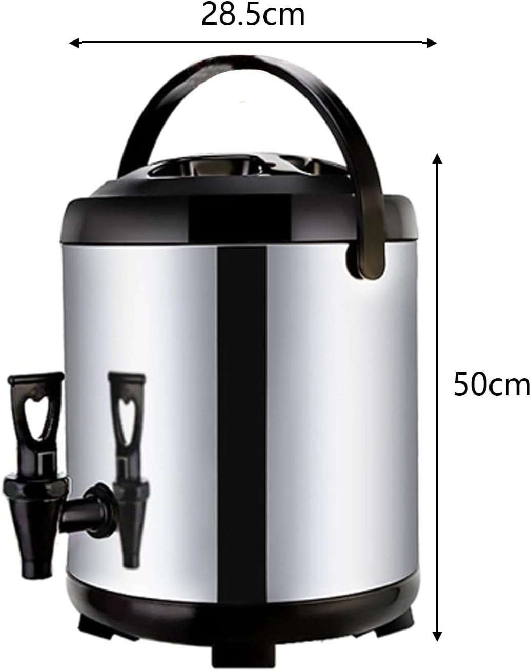 Catering Urn, 8L/10L/12L/16L/20L Hot Water Dispenser with Faucet, Stainless Steel Insulated Bucket Milk Tea Barrel for Hot Water and Beverage,20L