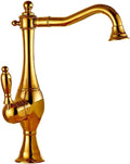 Kitchen Faucets 360 Rotate Kitchen Mixer Tap Cold Hot Water Crane Sink Taps Basin Faucet(Roman Red)