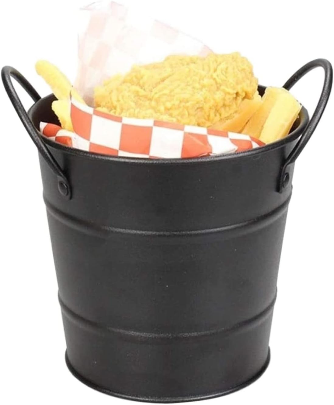 Ice Bucket Champagne Bucket Wine Cooler Bucket Mini Barbecue Ice Cube Bucket Household Drink Beer Ice Bucket for Home Bar Ice Buckets for Parties (Black 11 * 11.5cm)
