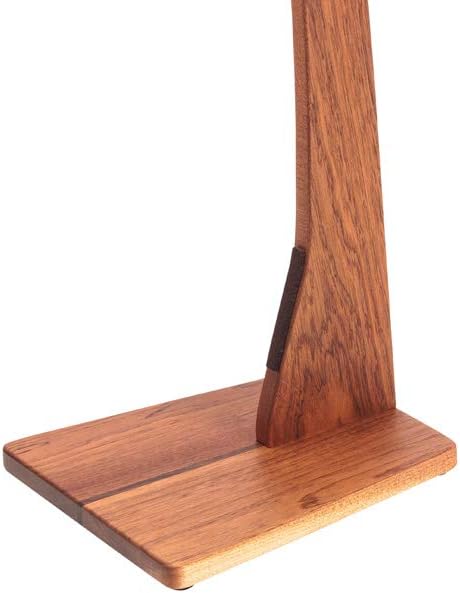 Zither Wooden Bass Guitar Stand - Handcrafted Solid Mahogany Wood Floor Stands Best for Electric Bass Guitars, Made in USA