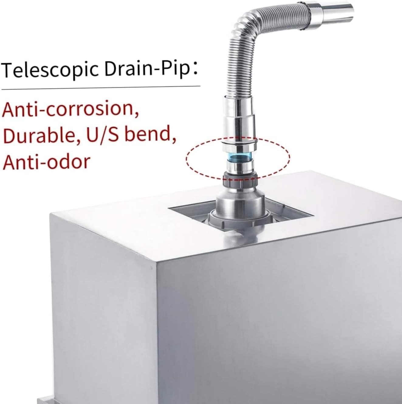 Commercial Stainless Steel Drop-in Ice Bin Chest – Insulated Bar Ice Well for Beverage Service