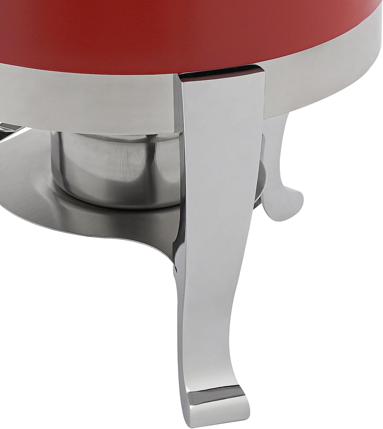 Coffee Urn With Fuel Holder, 3.5 Gallon/13L Stainless Steel Beverage Dispensers for Coffee Tea Hot Water, Hot Drink Dispenser with Stand, Chafer Urn with Spigot for Parties Catering (Red)