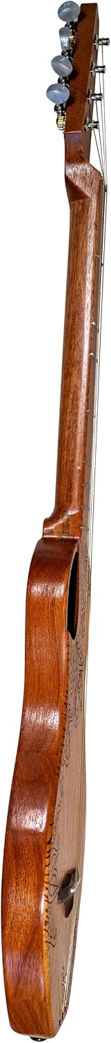Boondocker D2 Sapele Dulcimer Acoustic 4-String w/Henna Top