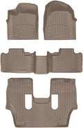 WeatherTech FloorLiner HP Custom Fit Floor Mats for Dodge Durango Full Set (459301IM-45324-4-5IM), Tan