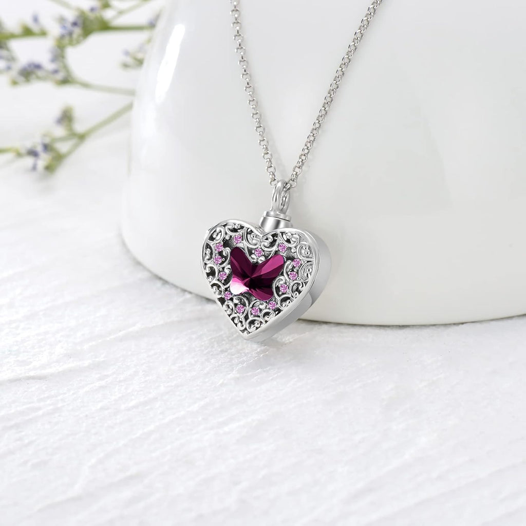 Dorunmo Personalized Heart Urn Locket Necklace for Ashes and Pictures 925 Sterling Silver Customized Locket Memorial Keepsake Cremation Jewelry for Ashes for Women Men Keep Someone Near to You