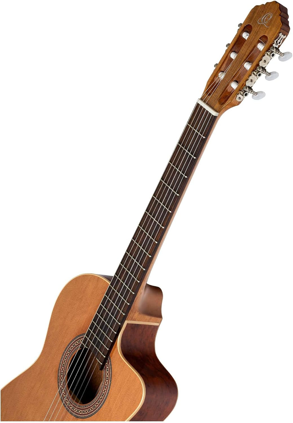 Traditional Series - Made in Spain Solid Top Thinline Acoustic-Electric Classical Guitar w/Bag
