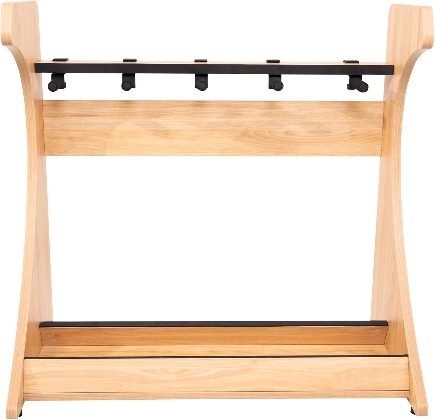 Gator Frameworks Elite Series 5 to 7-Space Guitar & Instrument Case Combo Rack, Natural Maple Matte Finish (GFW-ELITEGTR5RK-MPL)