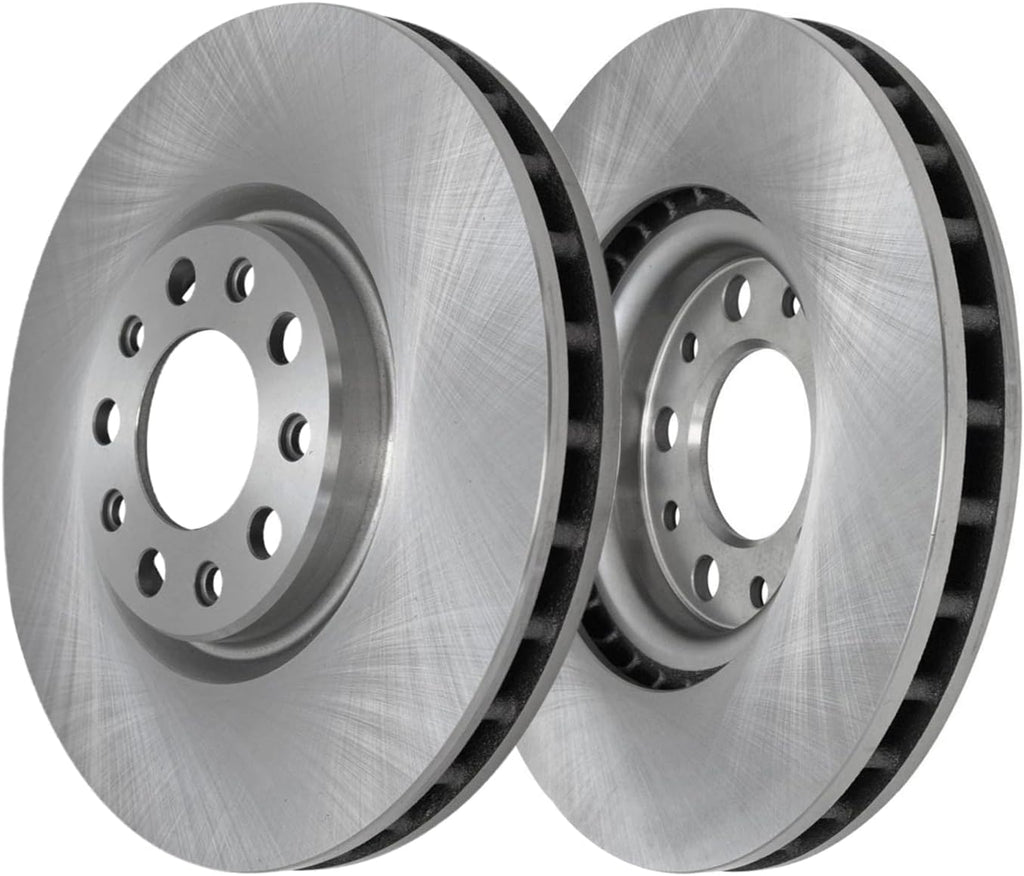 Detroit Axle - Brake Kit for 2015 2016 2017 Chrysler 200, Disc Brake Rotors Ceramic Brakes Pads with Hardware Replacement : 12.00' inch Front and 10.95' inch Rear Rotors