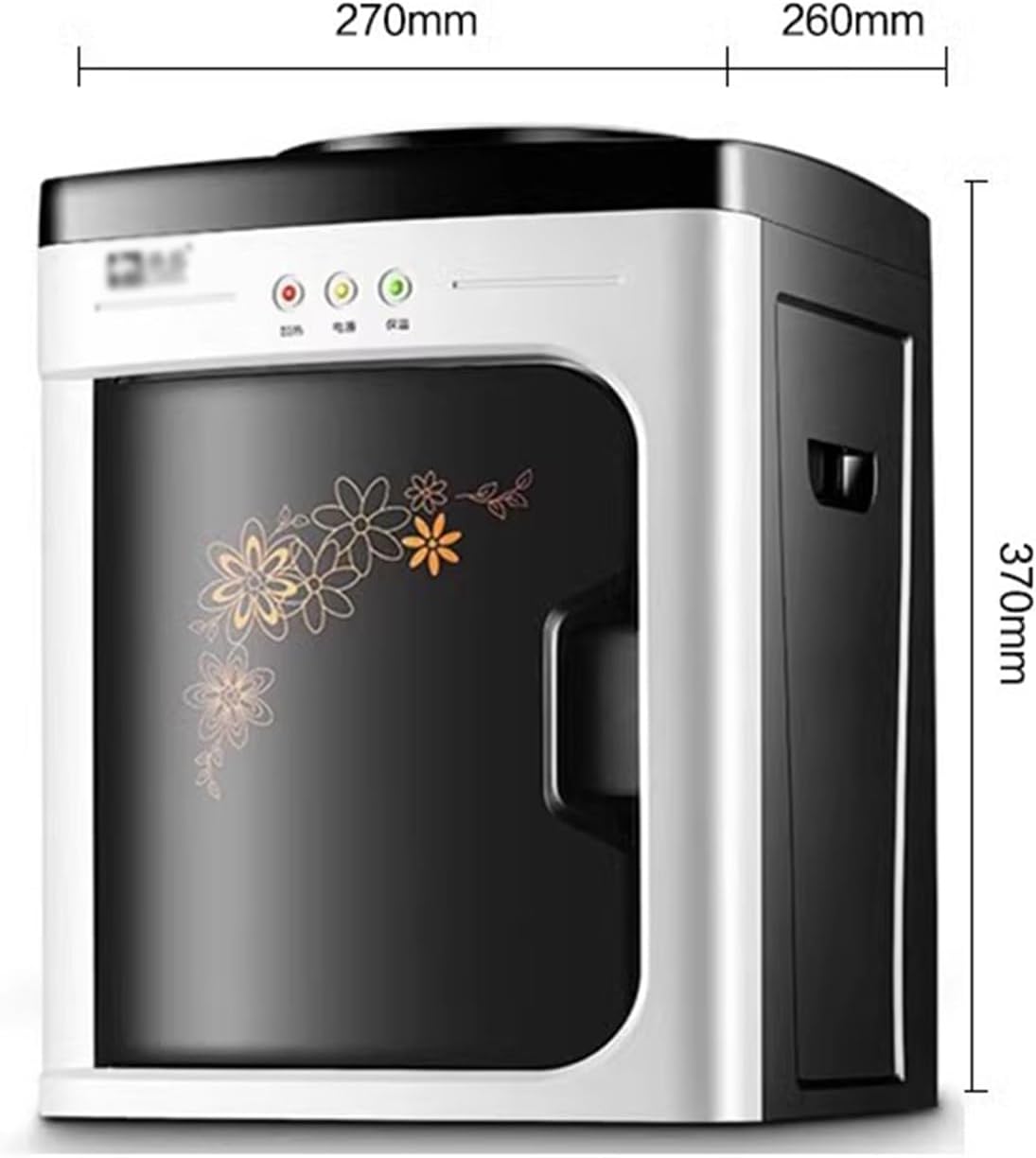 hot Water dispensers Household Small Dormitory Ice-hot Dual-Purpose Drinking Machine Water Boiler Water Dispenser Desktop Drinking Machine Instant hot Water Dispenser (Color : Warm)