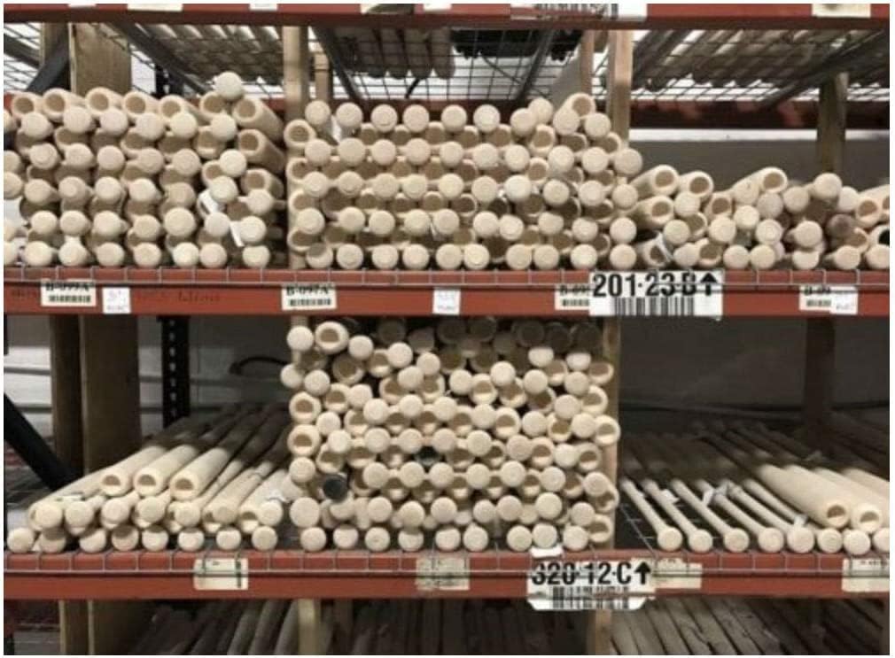 34' Wooden Blem Baseball Bats (Sold in Bundles of 9)