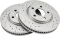 KAC - 297.3mm Front Disc Brake Rotors | Brake Kit for 2004-2008 Grand Prix 3.8L, 2005-2009 LaCrosse 3.6/3.8L 2pcs Automotive Replacement Brake Rotors,55087
