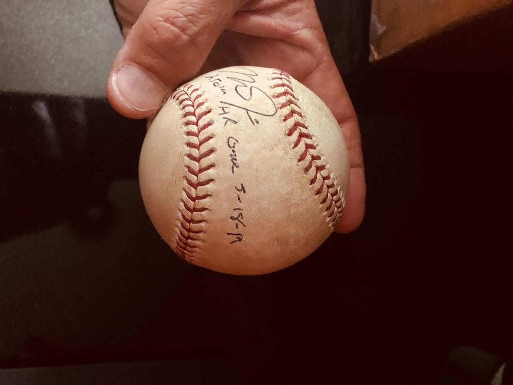 Mike Trout Signed/Inscribed MLB Holo/ Game Used 250th HR baseball/ MVP Milestone - MLB Game Used Baseballs