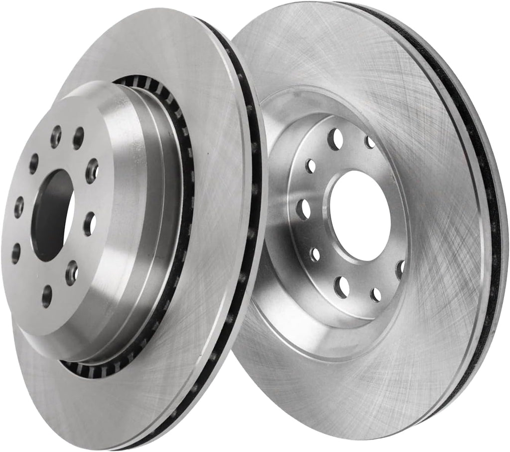 Detroit Axle - Rear Brake Kit for Jeep 2020-2023 Gladiator 2021-2023 Wrangler Disc Brake Rotors Ceramic Brakes Pads with Hardware Replacement : 13.78' inch Rotors