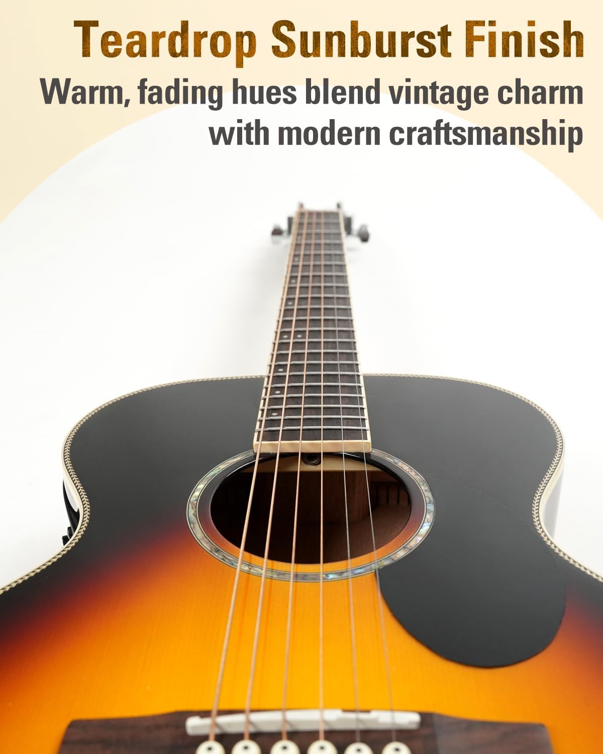 SIGMA 36.5' Acoustic Electric Guitar + Guitar Accessories Gift Box