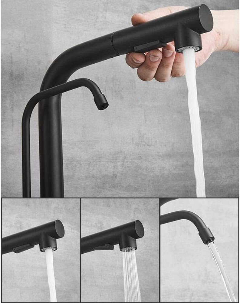 Kitchen Faucets with Pull Down Three-in-one hot and Cold 360° Rotation 2 Modes, Pure Water Dispenser, Direct Drinking, Sink, Kitchen Faucet,