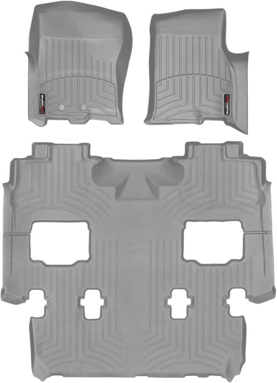 WeatherTech Custom Fit FloorLiners for Ford Expedition, Navigator, Full Set (463531-4610402), Grey