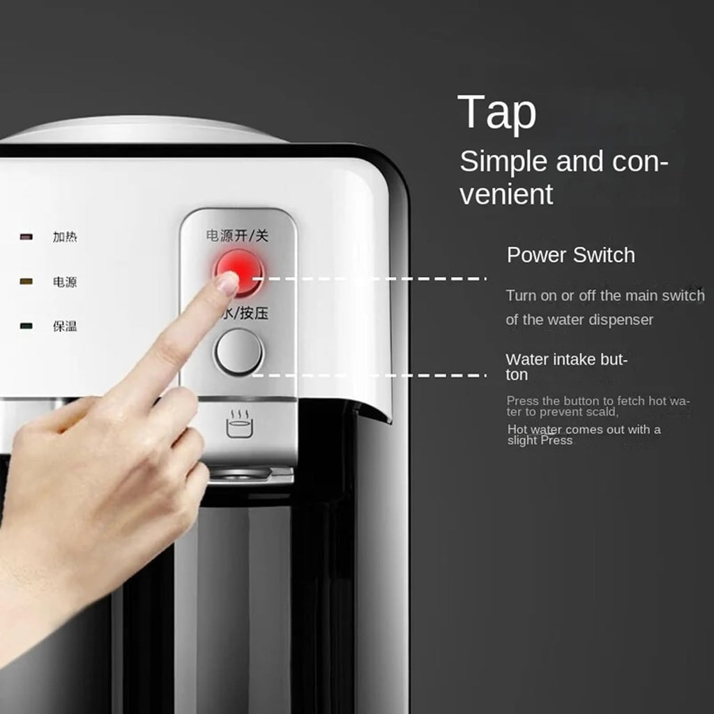 hot Water dispensers Stainless Steel Inner Tank Water Dispenser Mini Desktop Cooling Heating Ice and Hot for Students and Dorms Hot Water Dispenser Instant hot Water Dispenser (Color : Warm Hot)
