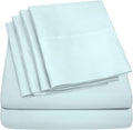 Sweet Home Collection Twin Size Bed 4 Piece 1500 Thread Count Fine Brushed Microfiber Deep Sheet Set-2 Extra Pillow Cases, Value, Aqua, Twin (Pack of 12)
