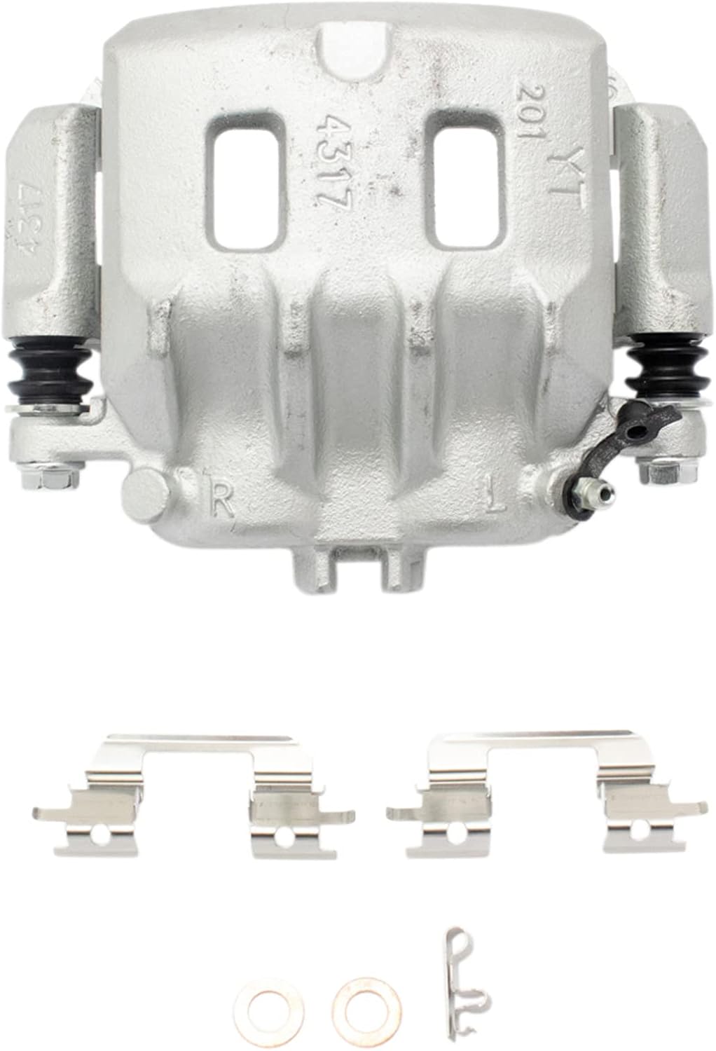TRQ Performance Front Brake Pad and Rotor Set Ceramic Vented Coated Rotors Calipers Compatible with 2001 Subaru Legacy