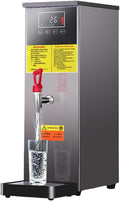 Hot Water Dispensers, Commercial Hot Water Boiler, Stainless Steel Automatic Water Heater, LCD Display, 40-100°C Temperature Control (Black 25l)