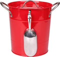 Ice Bucket,Ice Bucket with Lid and Ice Tongs,3.5L Metal Double Walled Ice Bucket Set, Home Kitchen Gifts with Lid, Modern Ice Bucket, Ice Buckets for Parties, Durable Ice Bucket, Ideal for P