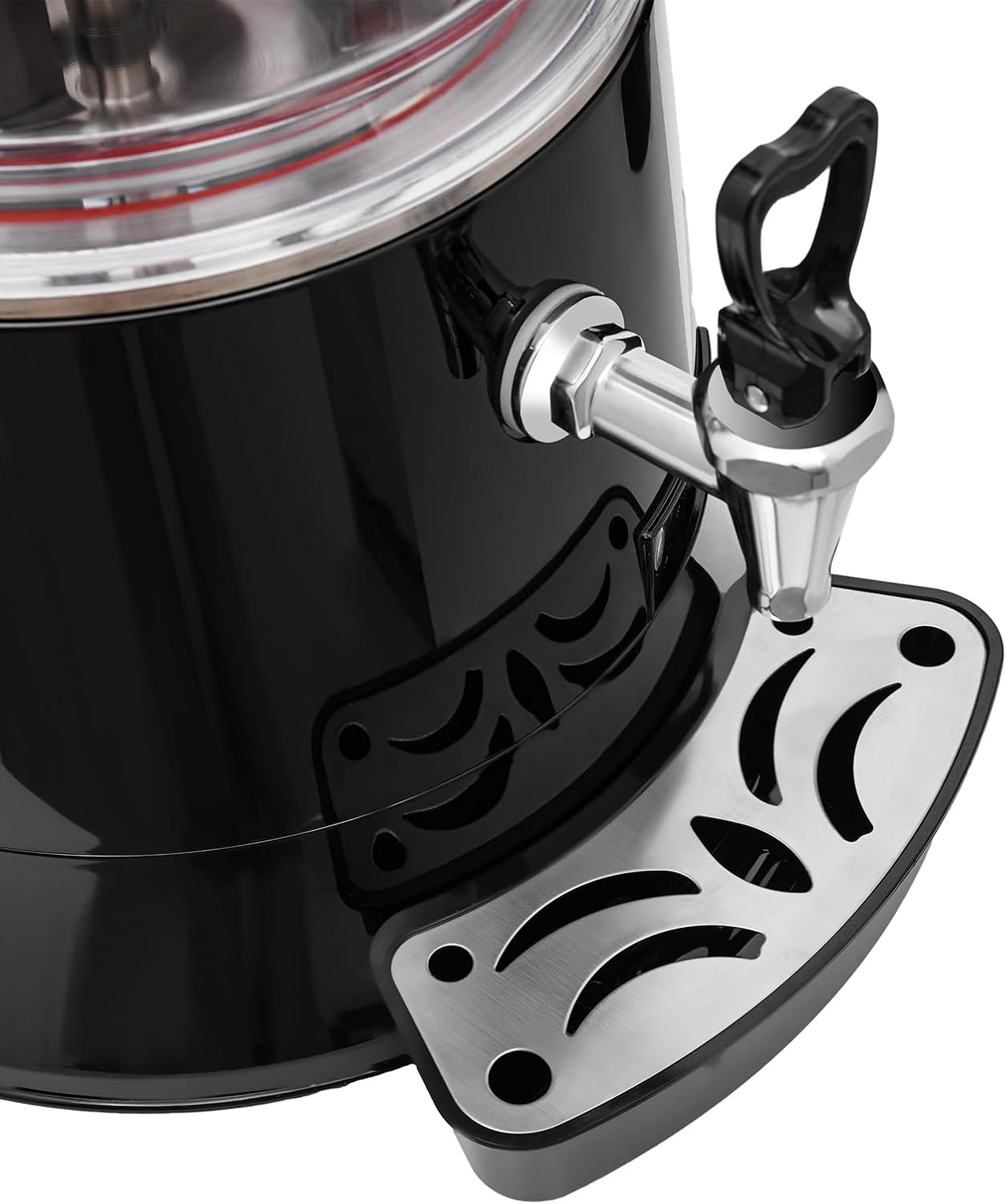 10L/2.64Gal Commercial Hot Chocolate Machine Maker & Dispenser, Hot Chocolate Machine for Drink, Milk, Coffee, Juice (Black)