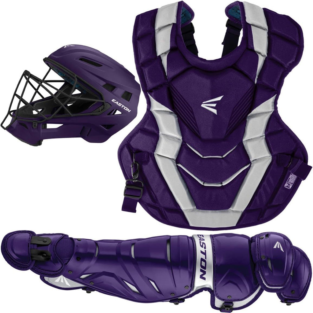 Easton | Elite X Baseball Catcher's Equipment | Box Set | NOCSAE Approved | Youth/Intermediate/Adult | Multiple Colors