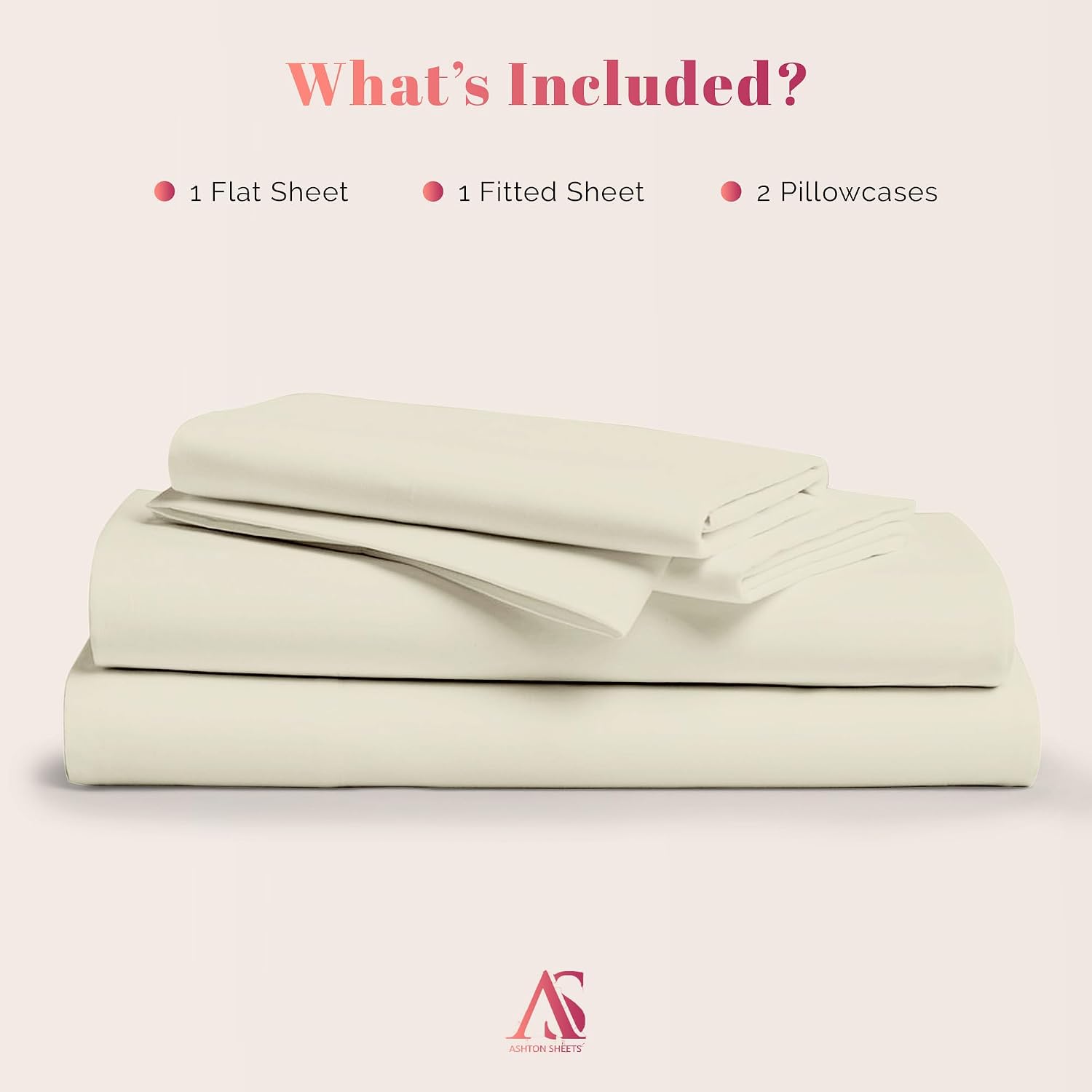 100% Egyptian Cotton California King Size Sheet Set - Luxury 1000 Series Majestic Collection Cal King Size Sheets Set, (4 PC, Sand) 16' Deep Pocket, Soft Cooling, Sateen Bedding