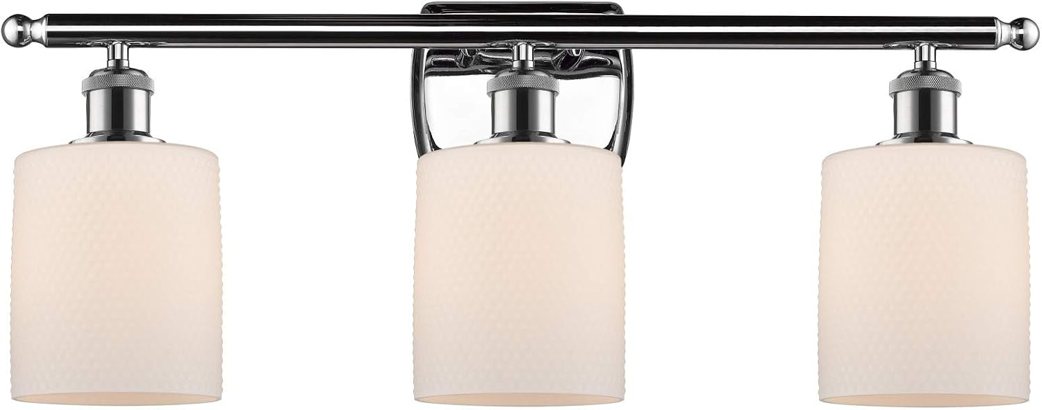 Innovations 516-3W-PC-G111 3 Light Bathroom Fixture, Polished Chrome