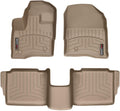WeatherTech Custom Fit FloorLiners for Ford Taurus - 1st & 2nd Row (453021-452702), Tan